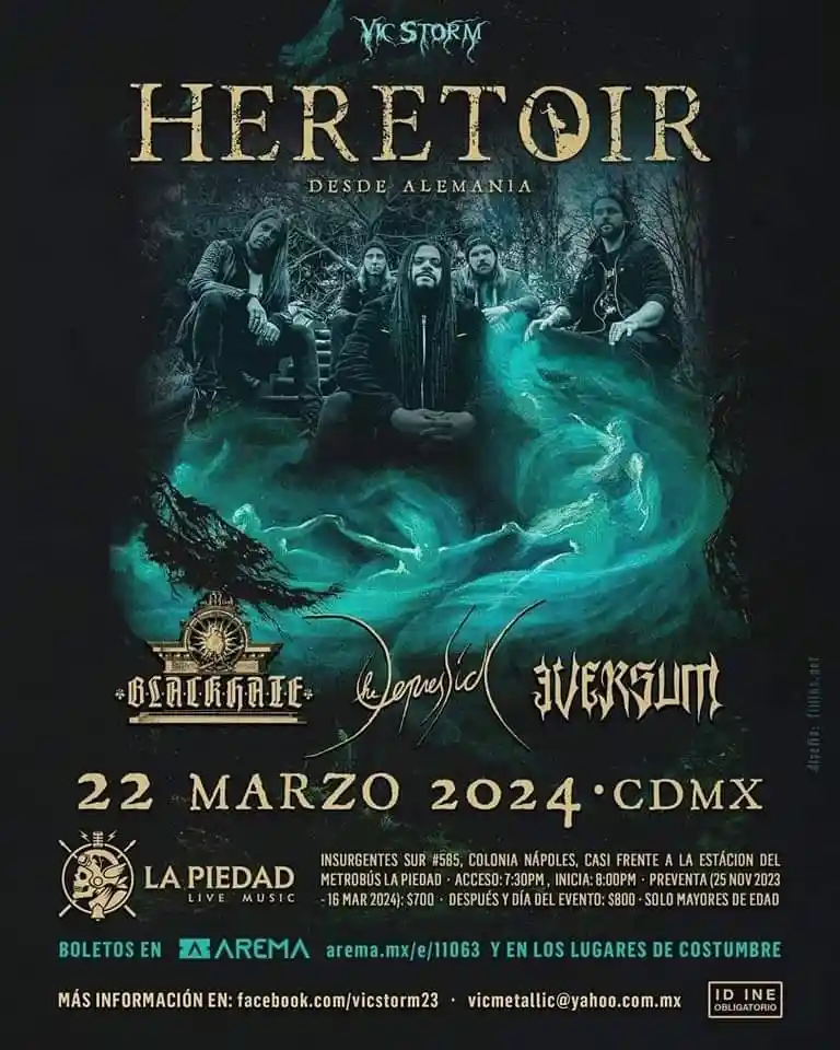 Poster del evento Heretoir en México